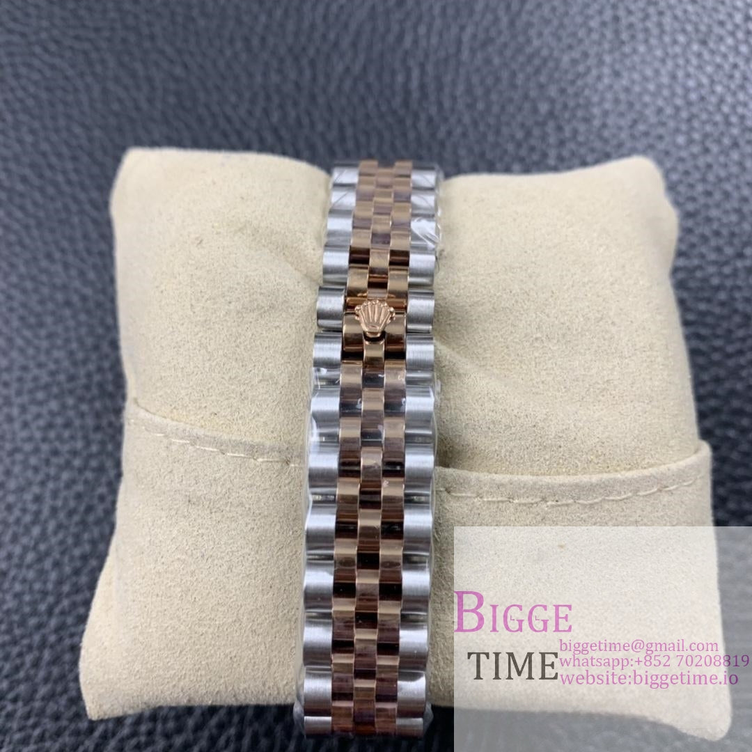 DateJust 31mm Ladies RG/SS Brown Dial Diamond Roma Marker RG/SS Jubilee Bracelet BPF A2671