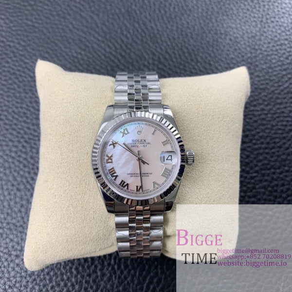 DateJust 31mm Ladies MOP Dial Diamond Roma Marker Jubilee Bracelet BPF A2671