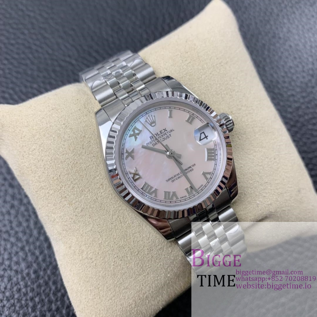 DateJust 31mm Ladies MOP Dial Diamond Roma Marker Jubilee Bracelet BPF A2671