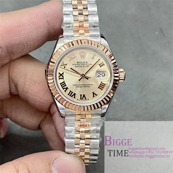 DateJust 28mm Ladies YG/SS YG Dial Roma Marker YG/SS Jubilee Bracelet WF A2236