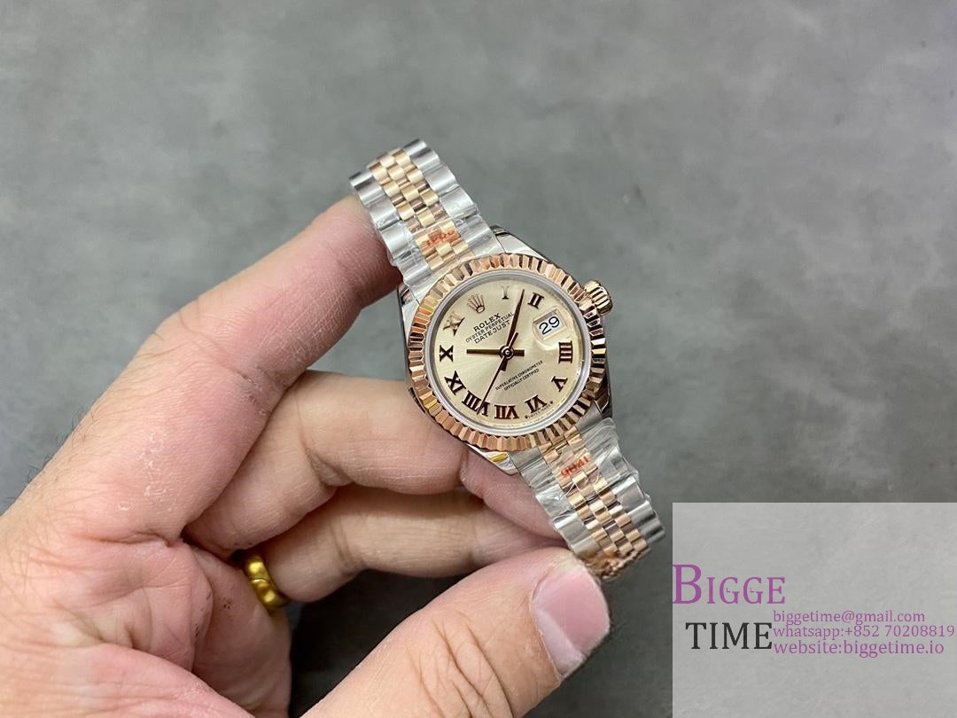 DateJust 28mm Ladies YG/SS YG Dial Roma Marker YG/SS Jubilee Bracelet WF A2236