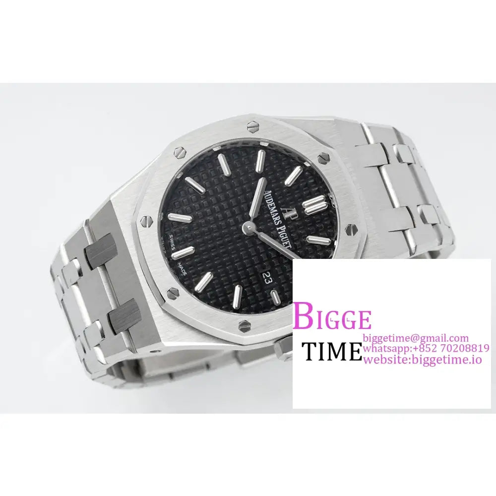 Ap Royal Oak 33Mm 67651 Black Dial Ss Bracelet Zf Swiss Quartz Audemars Piguet