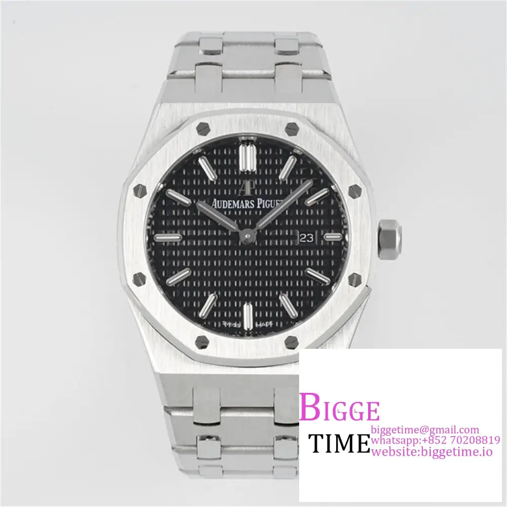 Ap Royal Oak 33Mm 67651 Black Dial Ss Bracelet Zf Swiss Quartz Option1 Audemars Piguet