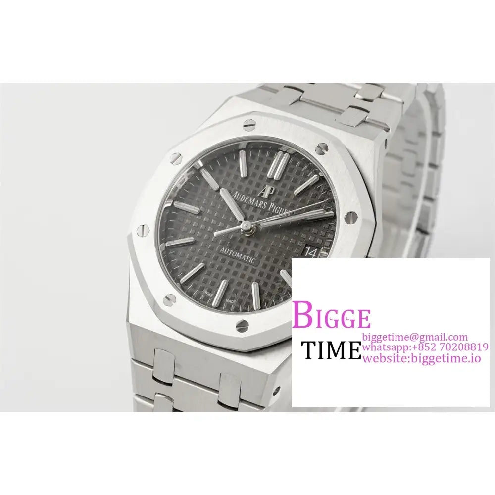 Ap Royal Oak 37Mm 15450 Black Dial Ss Bracelet Apsf Sa3120 Audemars Piguet