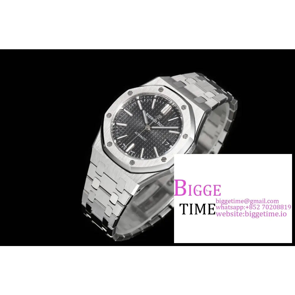 Ap Royal Oak 37Mm 15451 Black Dial Ss Bracelet Apsf A3120 Audemars Piguet