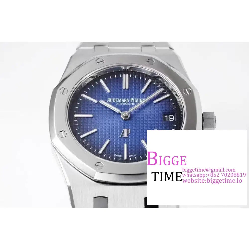 Ap Royal Oak 39Mm 15202 Gradient Blue Dial Ss Bracelet Zf A2121 Audemars Piguet