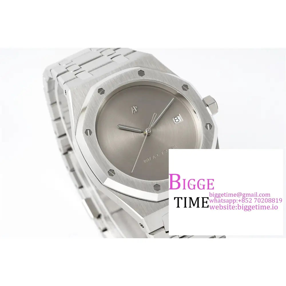 Ap Royal Oak 41Mm 15400 Grey Dial Ss Bracelet Apsf A3120 Audemars Piguet