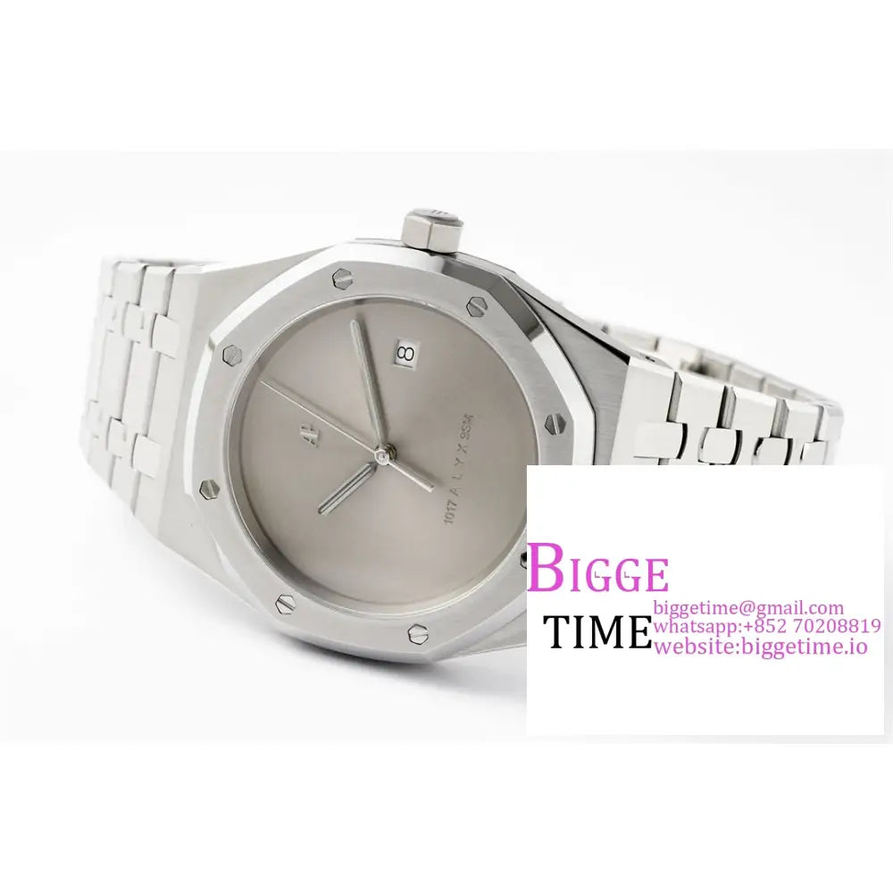 Ap Royal Oak 41Mm 15400 Grey Dial Ss Bracelet Apsf A3120 Audemars Piguet