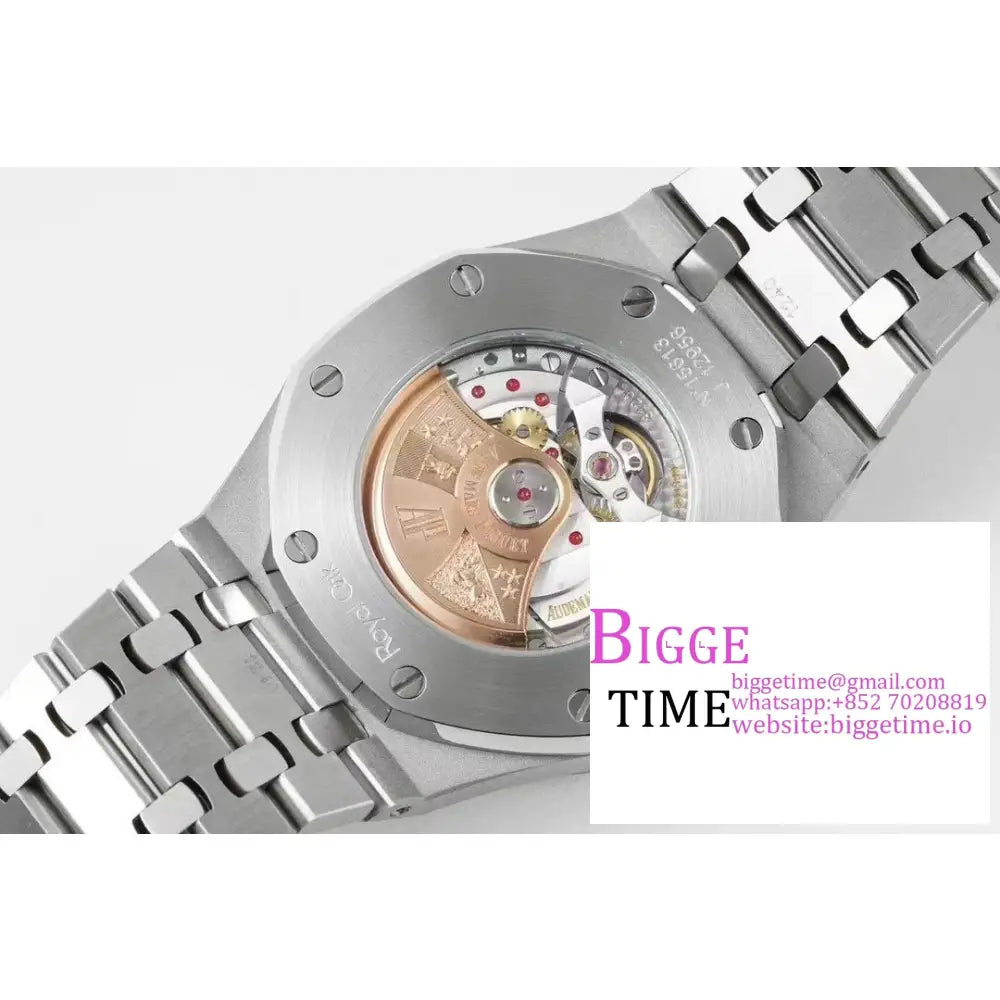 Ap Royal Oak 41Mm 15400 Grey Dial Ss Bracelet Zf A3120 Audemars Piguet