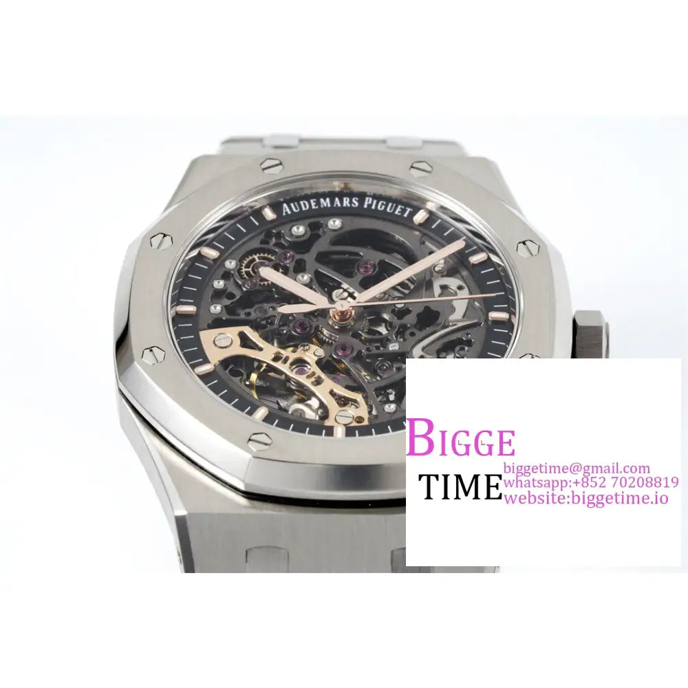 Ap Royal Oak 41Mm 15407 Openwork Ss Bracelet Apsf A8215 Audemars Piguet