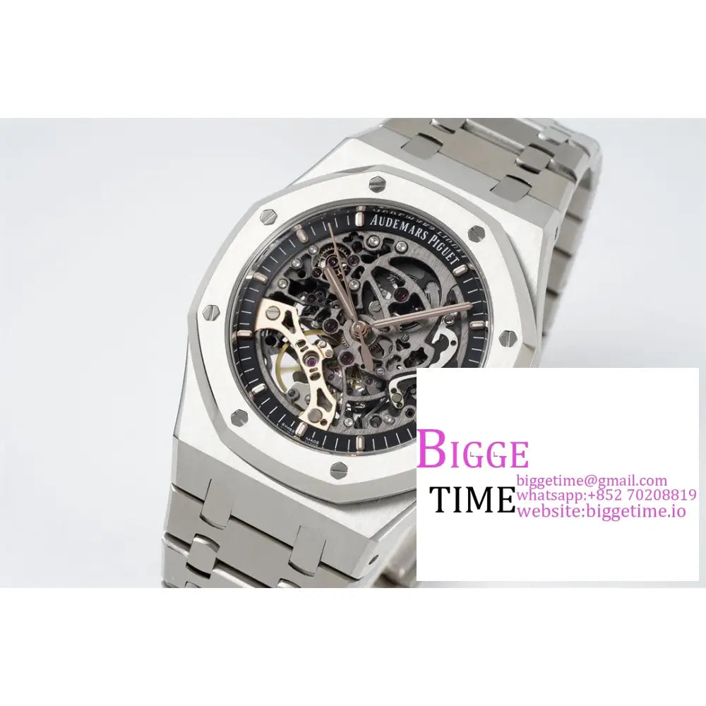 Ap Royal Oak 41Mm 15407 Openwork Ss Bracelet Apsf A8215 Audemars Piguet