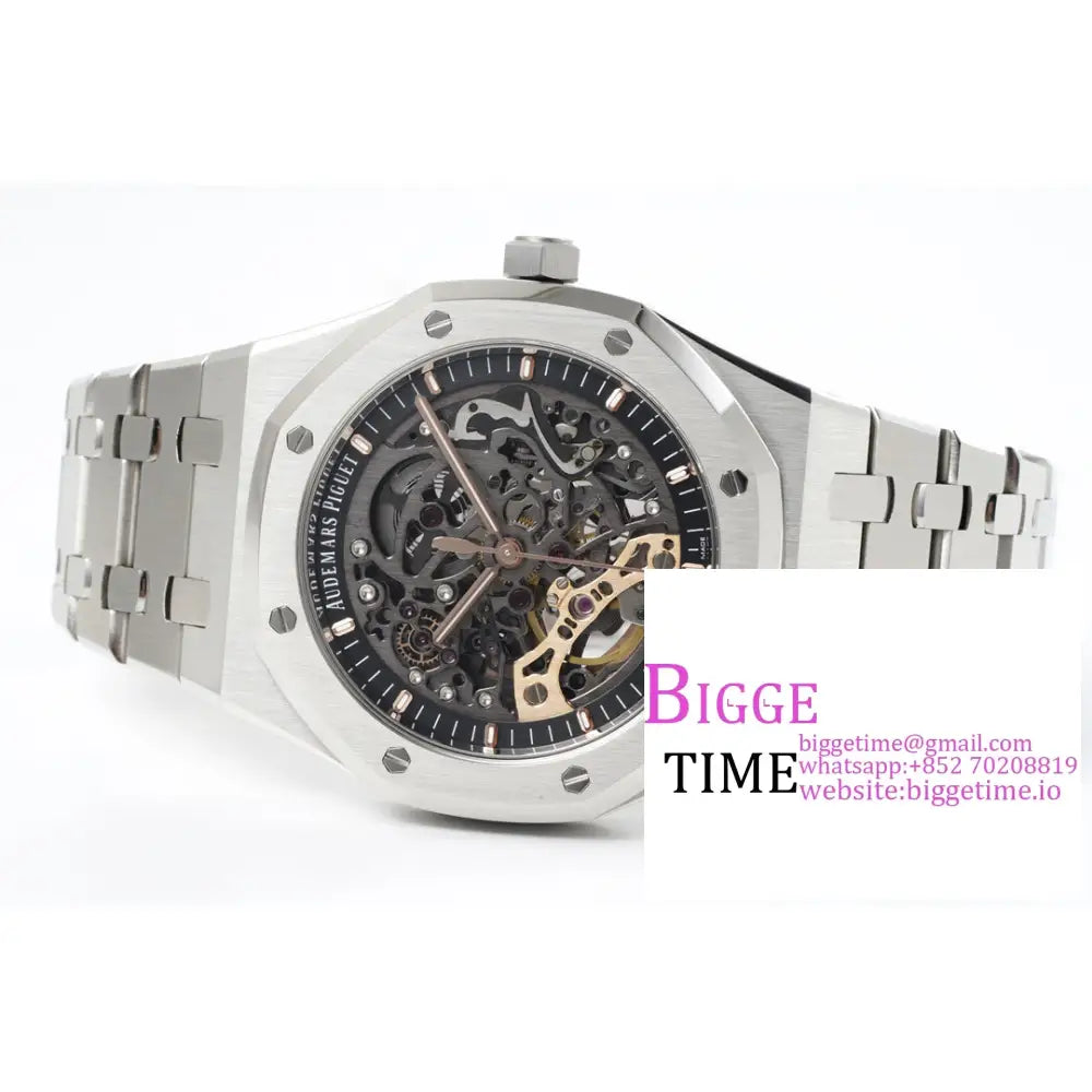 Ap Royal Oak 41Mm 15407 Openwork Ss Bracelet Apsf A8215 Audemars Piguet