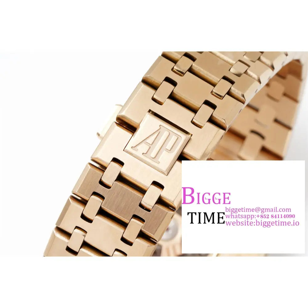Ap Royal Oak 41Mm 15407 Rg Openwork Bracelet Apsf A8215 Audemars Piguet