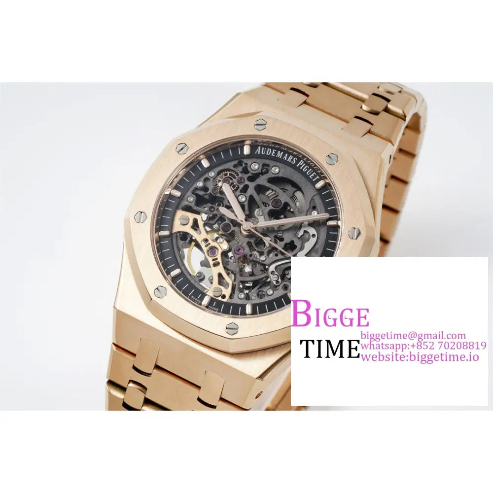 Ap Royal Oak 41Mm 15407 Rg Openwork Bracelet Apsf A8215 Audemars Piguet