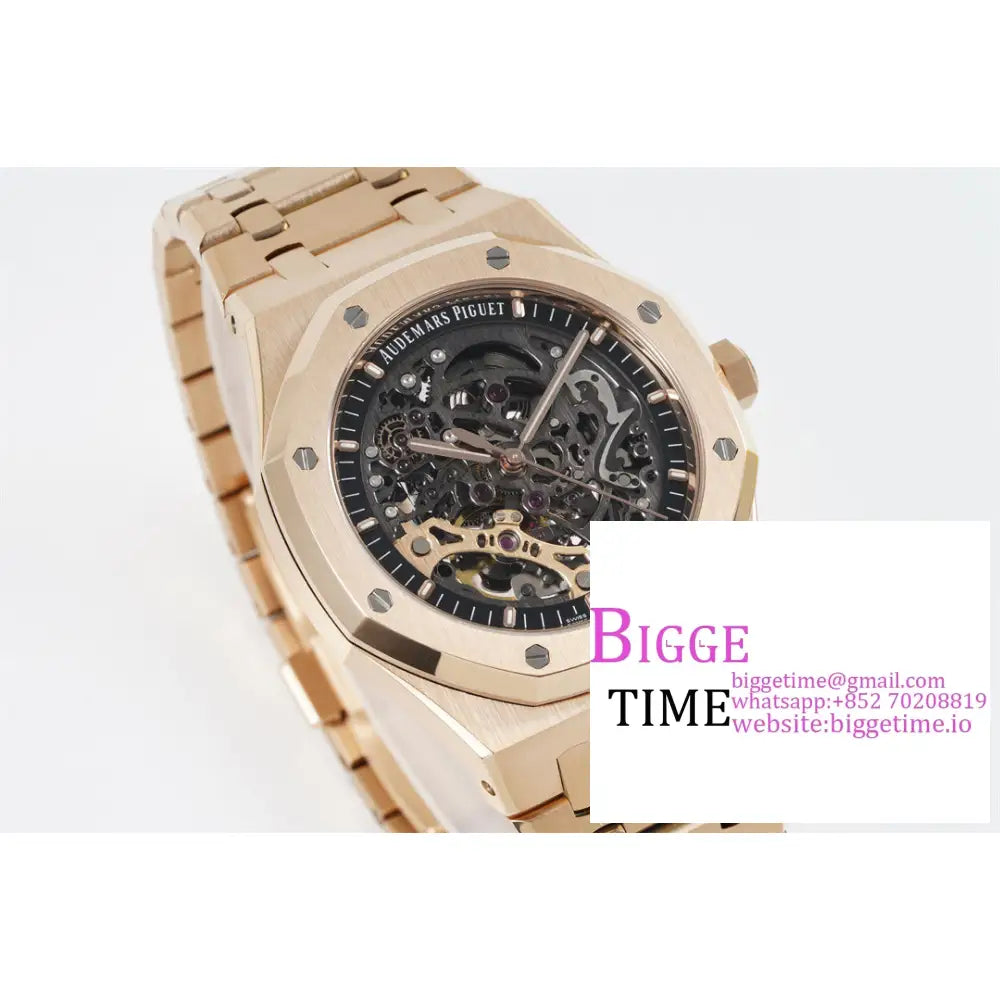 Ap Royal Oak 41Mm 15407 Rg Openwork Bracelet Apsf A8215 Audemars Piguet