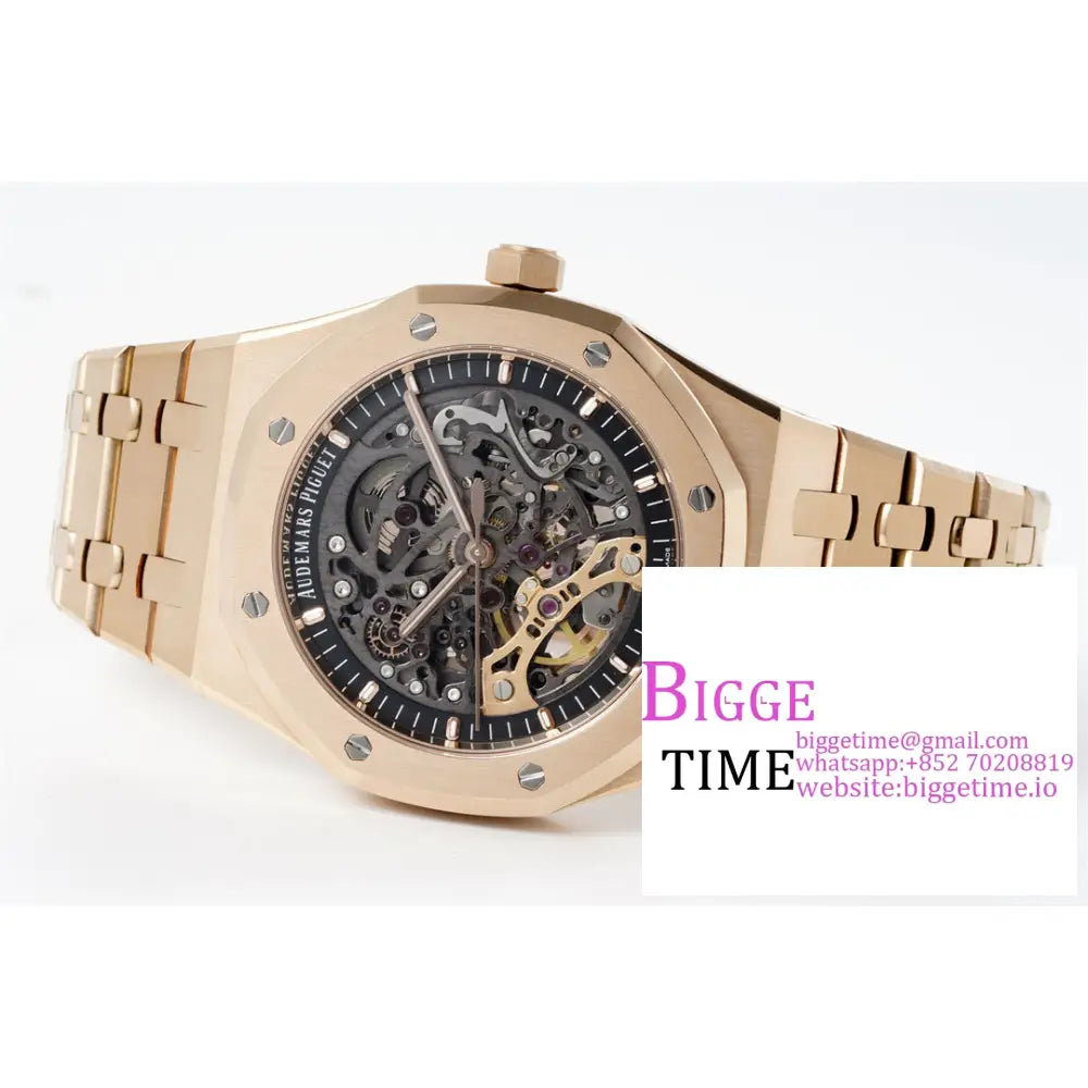 Ap Royal Oak 41Mm 15407 Rg Openwork Bracelet Apsf A8215 Audemars Piguet