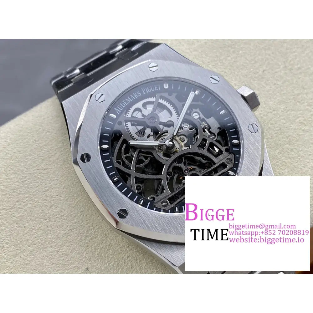 Ap Royal Oak 41Mm 26518 Openwork Tourbillon Ss Bracelet R8F Flying Tourb Audemars Piguet