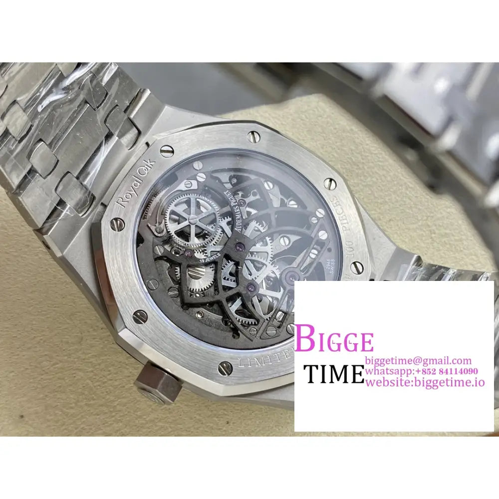 Ap Royal Oak 41Mm 26518 Openwork Tourbillon Ss Bracelet R8F Flying Tourb Audemars Piguet