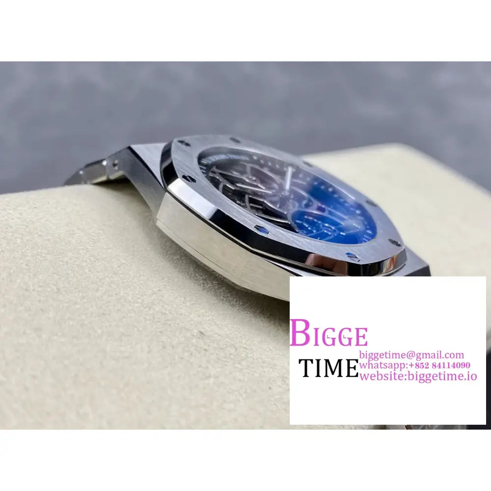 Ap Royal Oak 41Mm 26518 Openwork Tourbillon Ss Bracelet R8F Flying Tourb Audemars Piguet