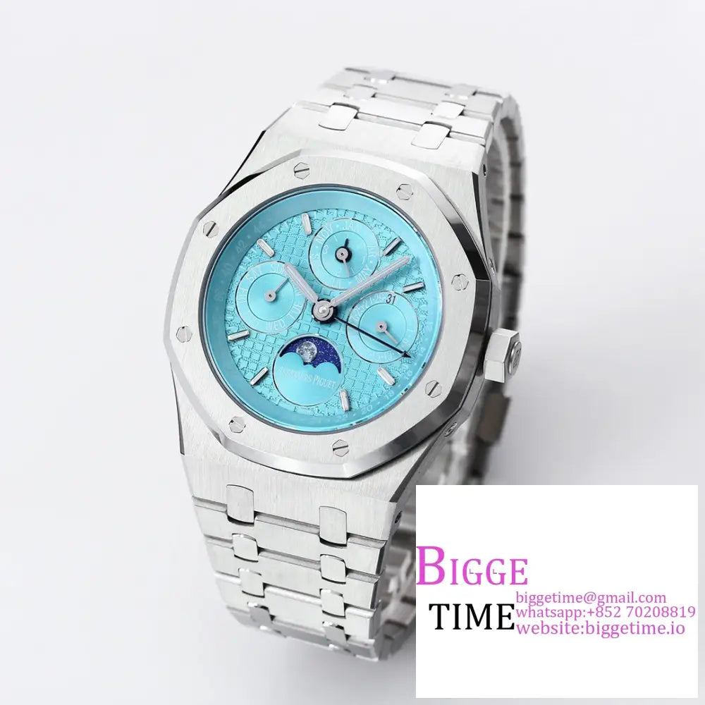 Ap Royal Oak 41Mm 26574 Ice Blue Dial Ss Bracelet Bbrf A5134 Audemars Piguet