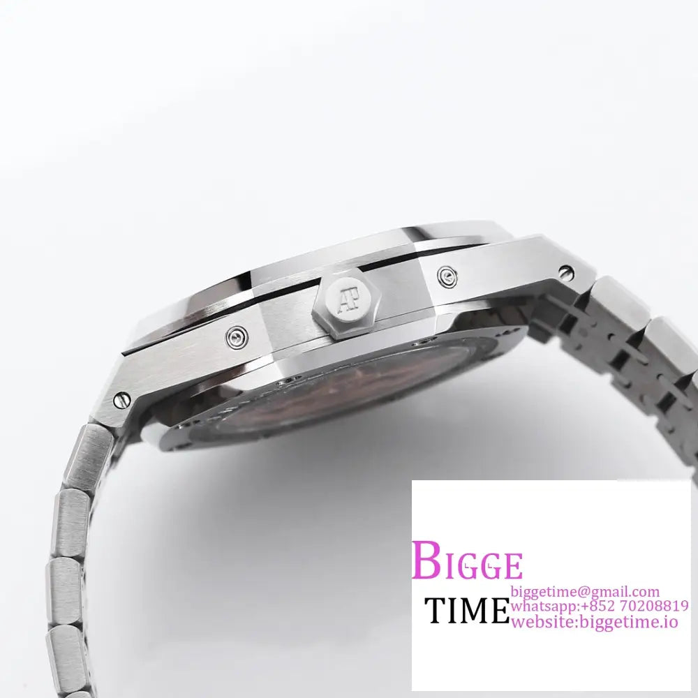 Ap Royal Oak 41Mm 26574 Purple Dial Ss Bracelet Bbrf A5134 Audemars Piguet