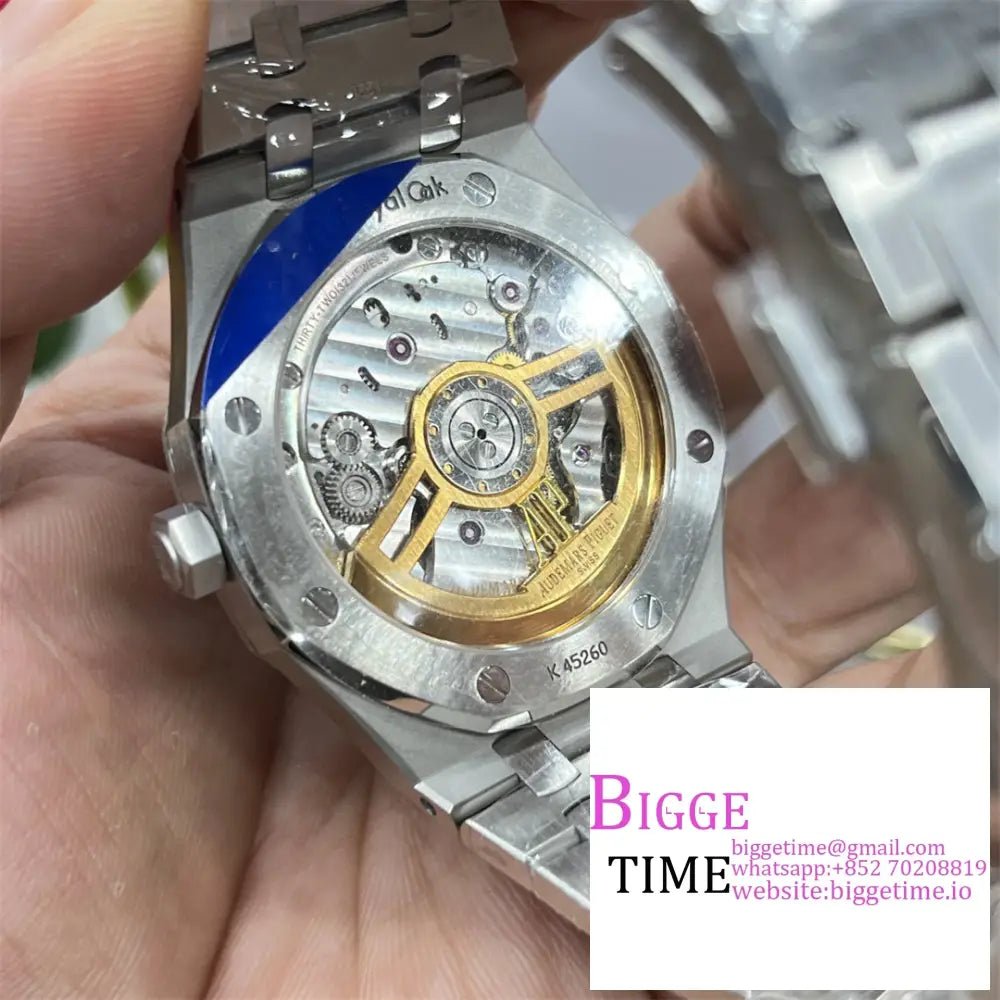 Ap Royal Oak 50Th Anniversary 41Mm 15510 Blue Dial Ss Bracelet Apsf Sa4302 Audemars Piguet