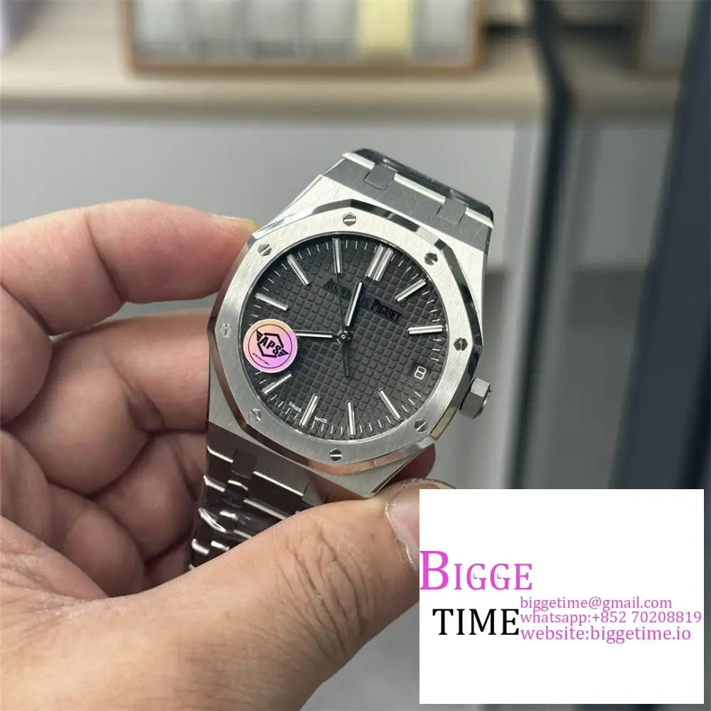 Ap Royal Oak 50Th Anniversary 41Mm 15510 Grey Dial Ss Bracelet Apsf Sa4302 Audemars Piguet