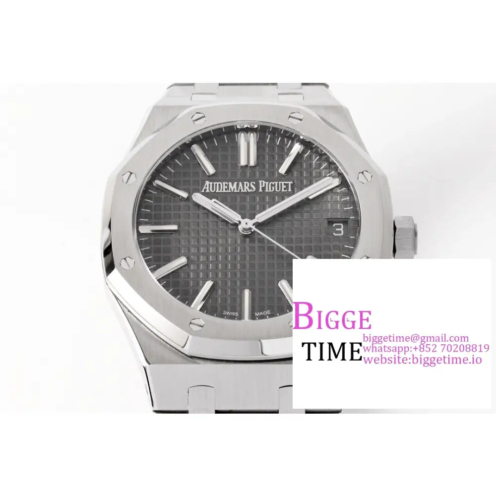 Ap Royal Oak 50Th Anniversary 41Mm 15510 Grey Dial Ss Bracelet Zf Sa4302 Audemars Piguet