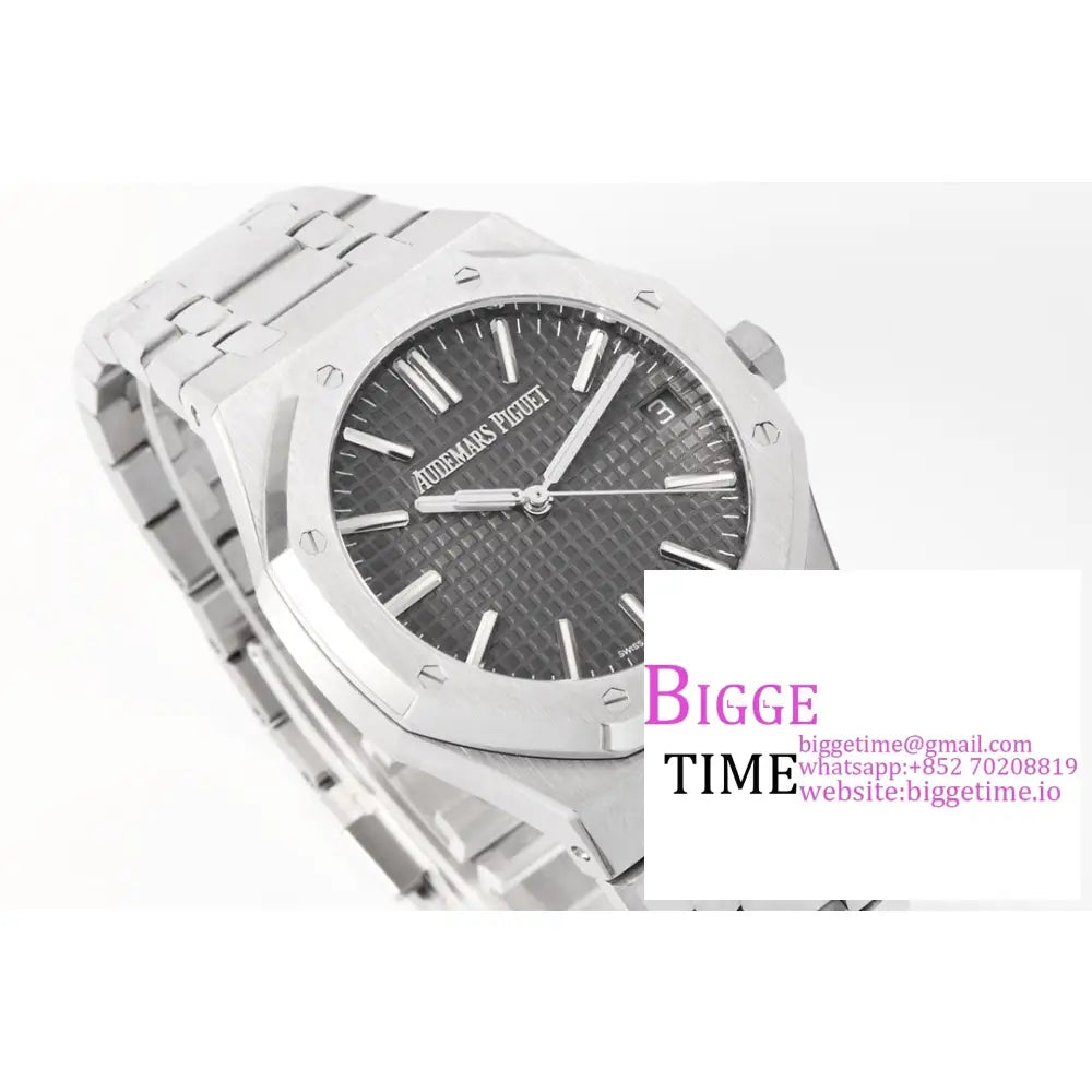 Ap Royal Oak 50Th Anniversary 41Mm 15510 Grey Dial Ss Bracelet Zf Sa4302 Audemars Piguet