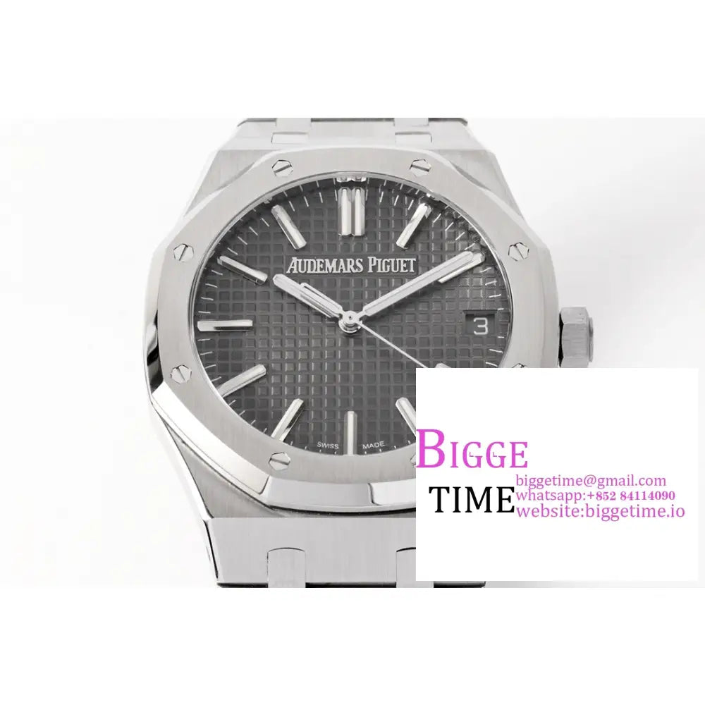 Ap Royal Oak 50Th Anniversary 41Mm 15510 Grey Dial Ss Bracelet Zf Sa4302 Audemars Piguet