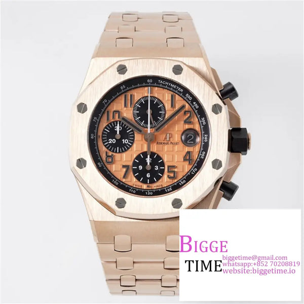 Ap Royal Oak Offshore 42Mm Rg Orange/Black Dial Bracelet Apf A7750 Option1 Audemars Piguet