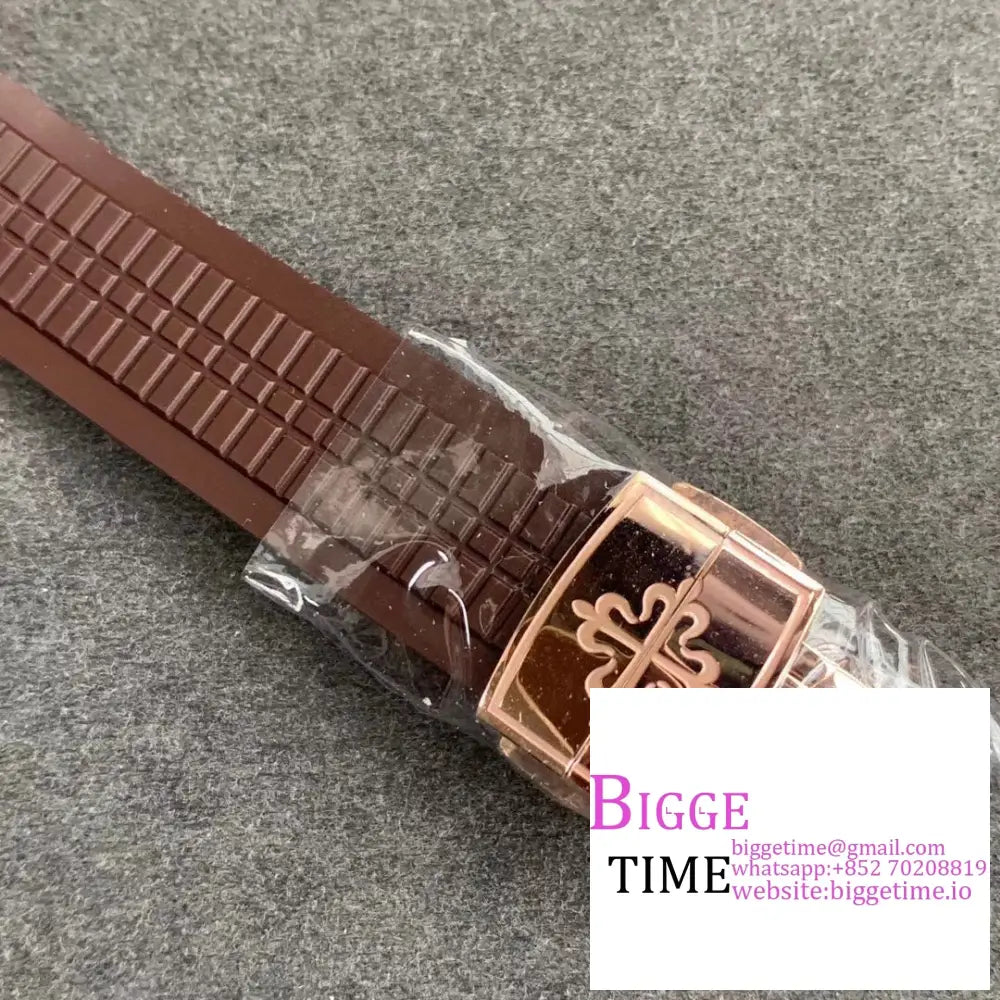 Aquanaut 5164 40Mm Rg Brown Dial Rubber Strap Grf A324Sc Patek Philippe