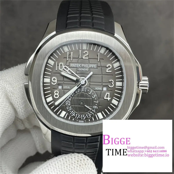 Aquanaut 5164 40Mm Black Dial Rubber Strap Zf A324Sc Option1 Patek Philippe