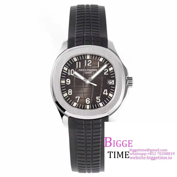 Aquanaut 5165 38Mm Black Dial Rubber Strap Zf A324Sc Option1 Patek Philippe