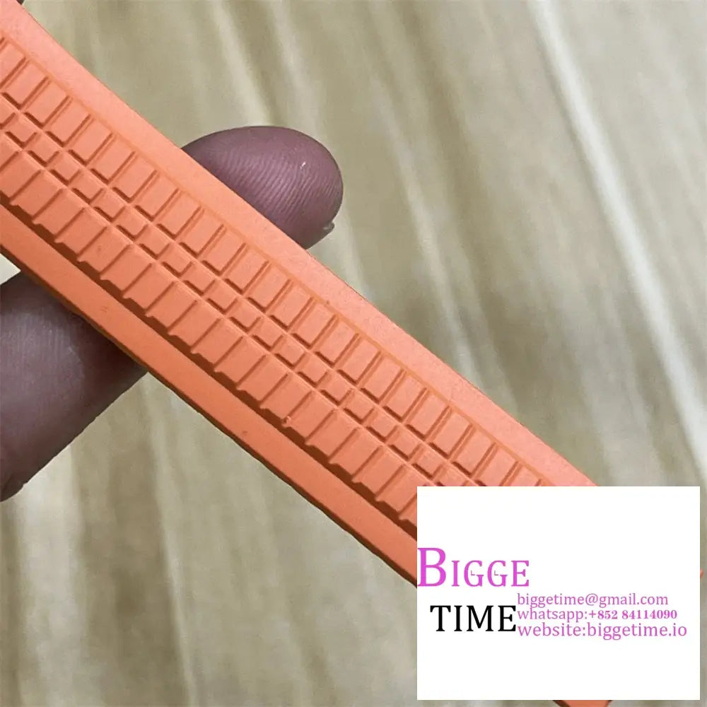 Aquanaut 5167 40Mm Black Dial Orange Rubber Strap 3Kf A330Sc Patek Philippe