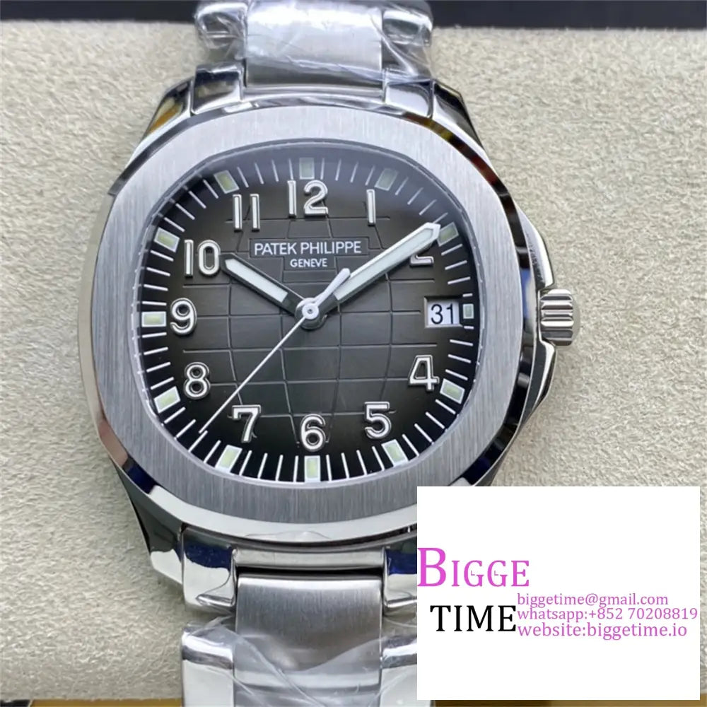 Aquanaut 5167 40Mm Black Dial Ss Bracelet 3Kf A330Sc Option1 Patek Philippe