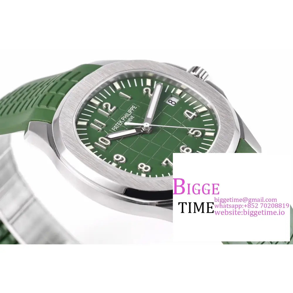 Aquanaut 5168 42Mm Green Dial Rubber Strap Zf A324Sc Patek Philippe