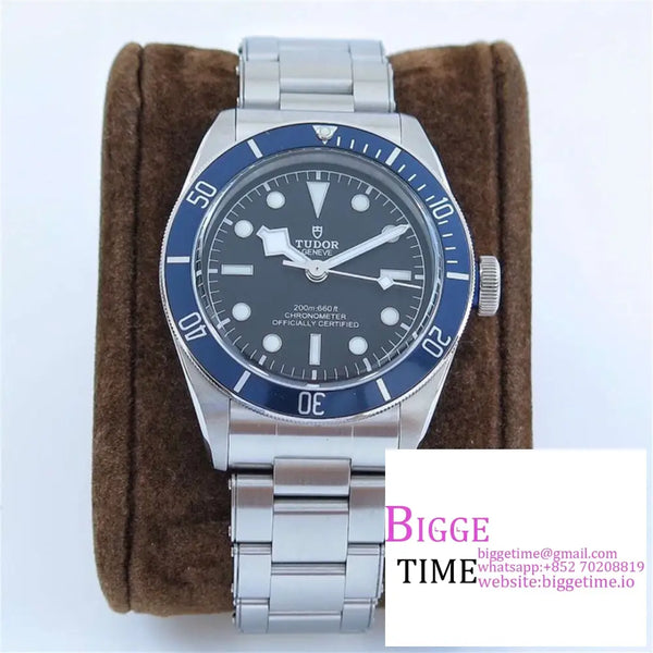 Black Bay 41Mm Blue Dial Ss Bracelet Zf A2824 Option1 Tudor