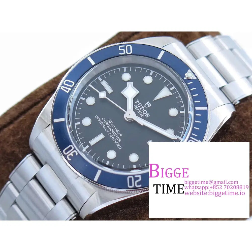 Black Bay 41Mm Blue Dial Ss Bracelet Zf A2824 Tudor