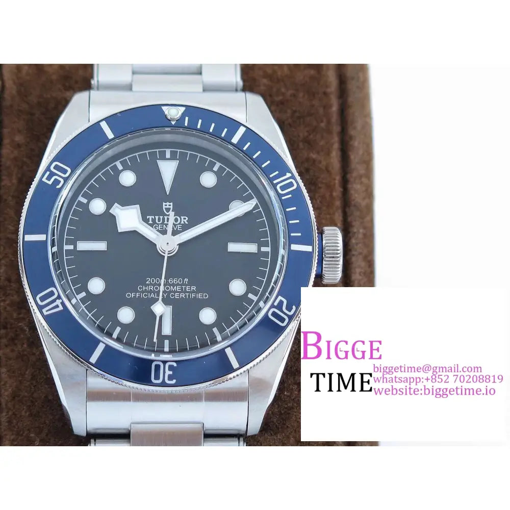 Black Bay 41Mm Blue Dial Ss Bracelet Zf A2824 Tudor