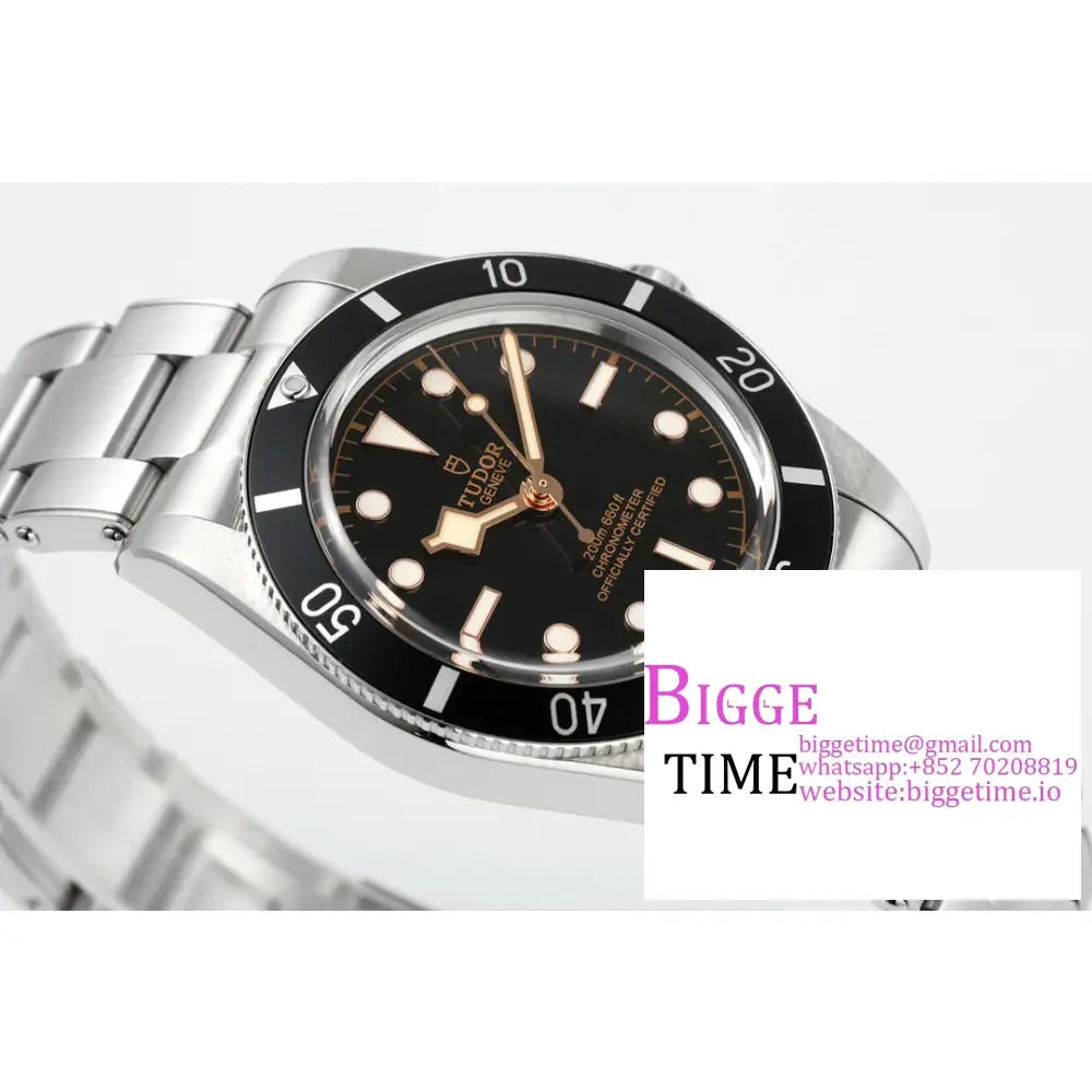 Black Bay Bb54 37Mm Dial Ss Bracelet Zf A2824 Tudor