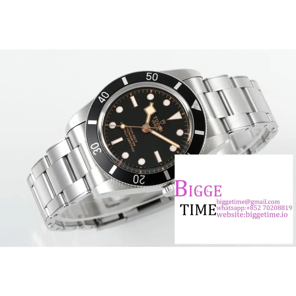 Black Bay Bb54 37Mm Dial Ss Bracelet Zf A2824 Tudor