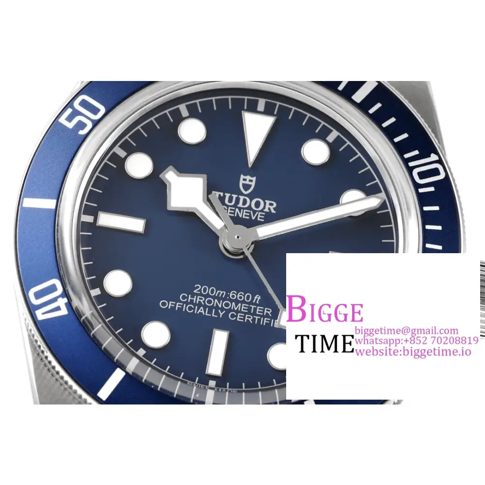 Black Bay Bb58 39Mm Blue Dial Ss Bracelet Zf A2824 Tudor