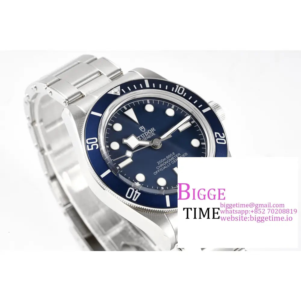 Black Bay Bb58 39Mm Blue Dial Ss Bracelet Zf A2824 Tudor