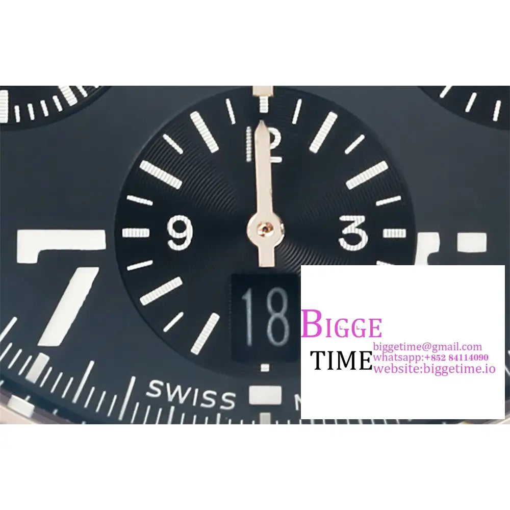 Breitling Chrono 45Mm Avenger Grey/Black Dial Black Leather Strap Blsf A7750