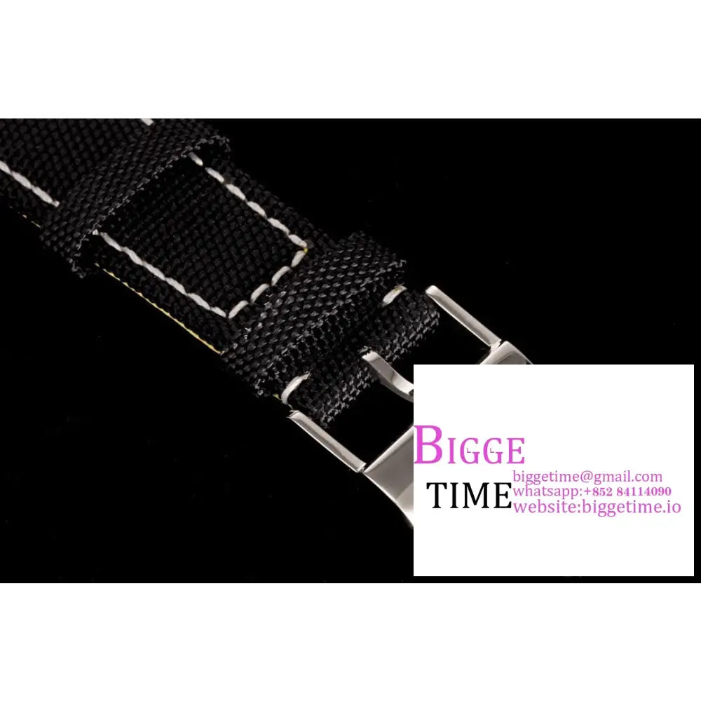 Breitling Chrono 45Mm Avenger Rg Grey/Black Dial Black Leather Strap Blsf A7750