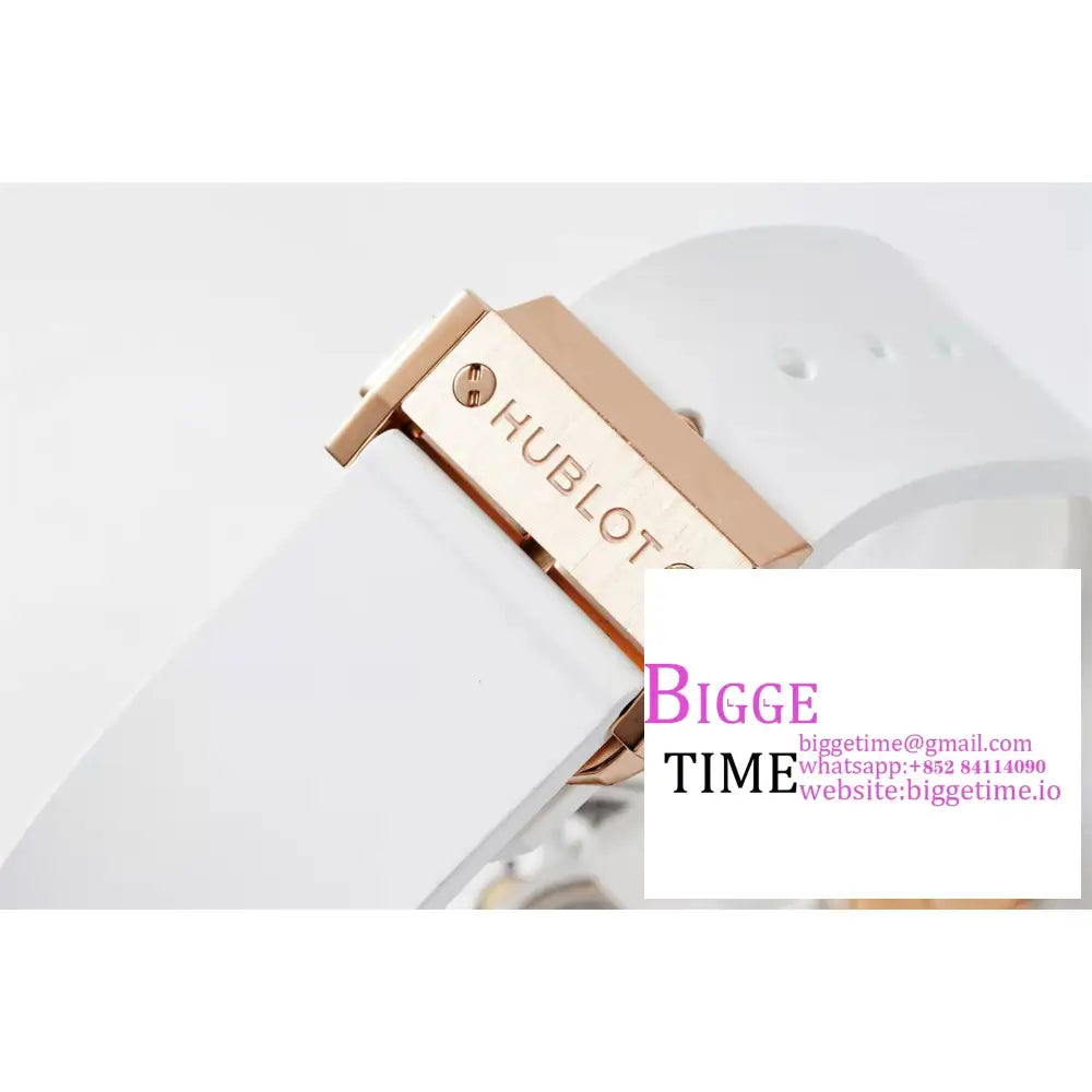 Classic Fusion 40Mm Rg White Dial Rubber Strap Apsf A1110 Hublot