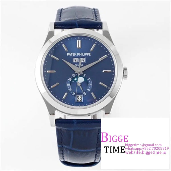 Complications Annual Calendar 38Mm 5396 Blue Dial Leather Strap Ppf A324Sc Option1 Patek Philippe