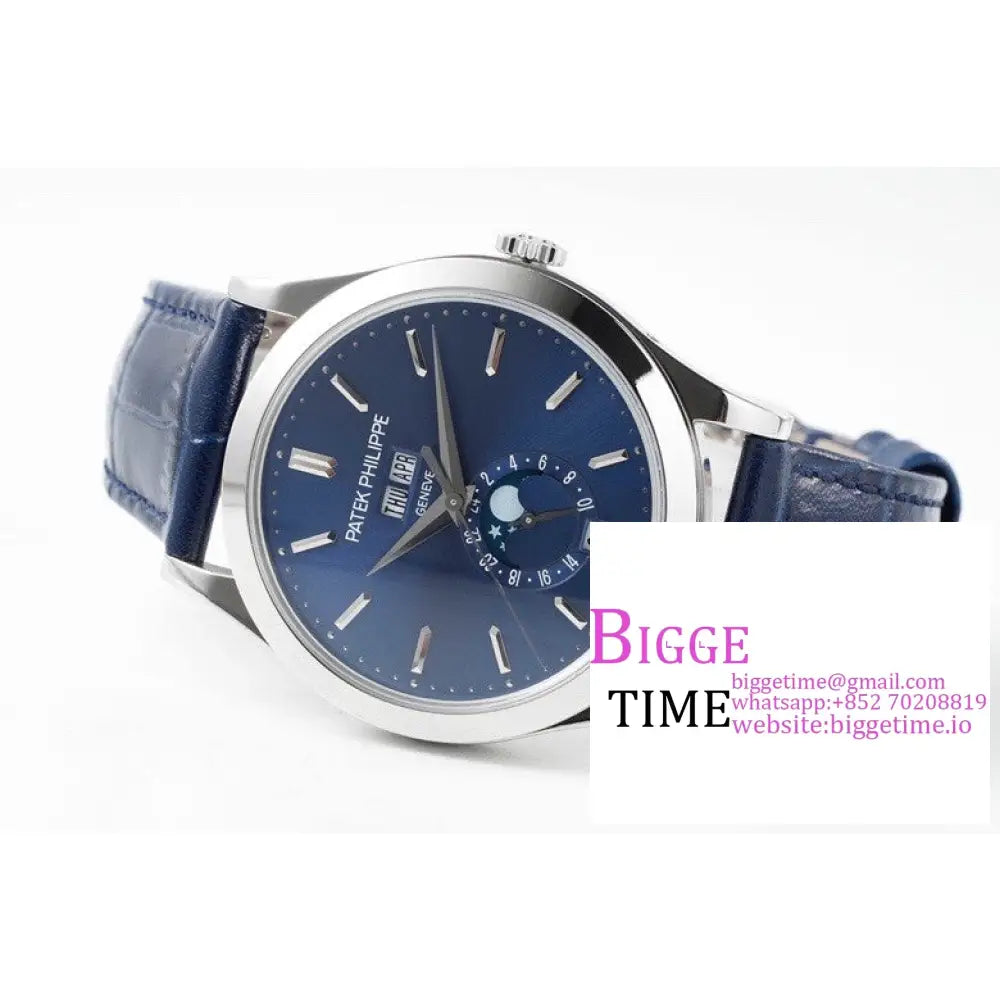 Complications Annual Calendar 38Mm 5396 Blue Dial Leather Strap Ppf A324Sc Patek Philippe