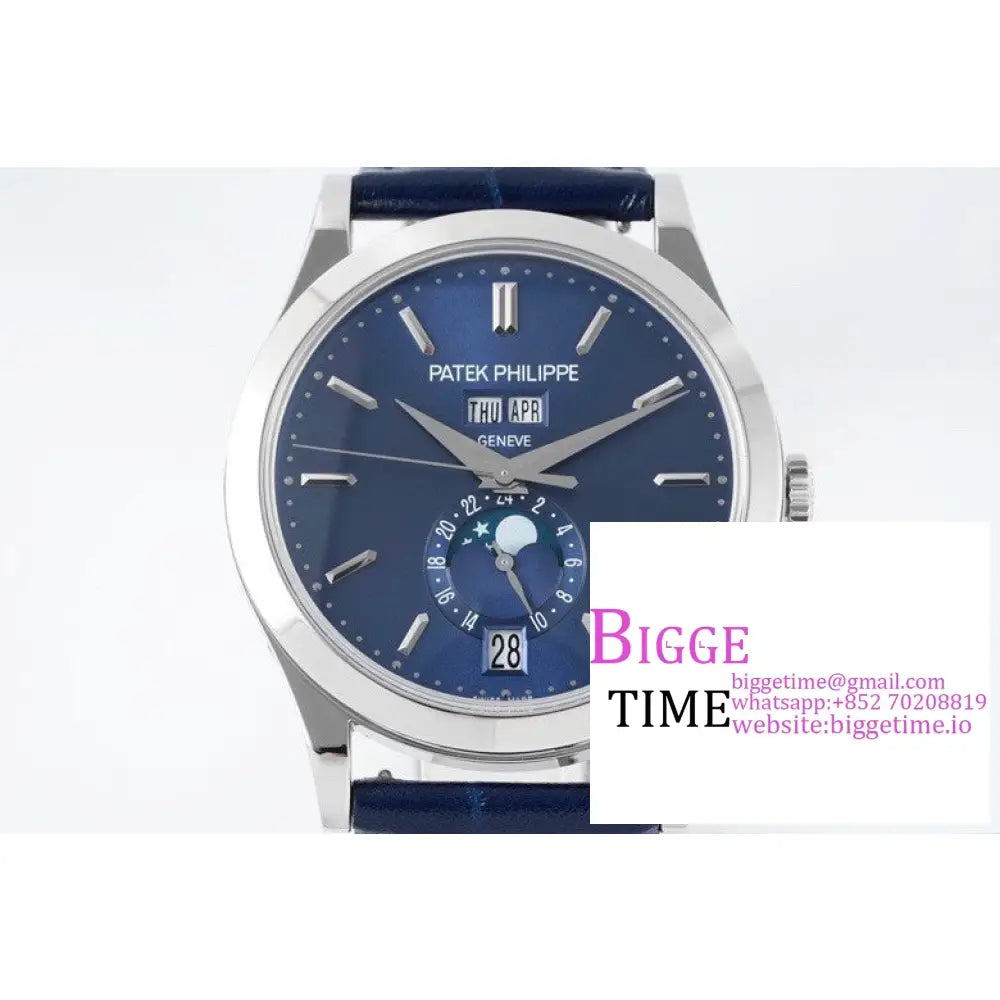 Complications Annual Calendar 38Mm 5396 Blue Dial Leather Strap Ppf A324Sc Patek Philippe